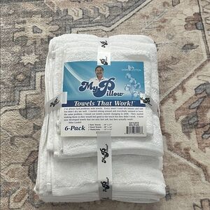 White Bath Towels 6-Pack